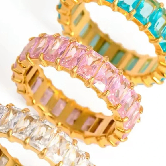 Anthropologie Jewelry - Allidia Pinkish Diamond Ring